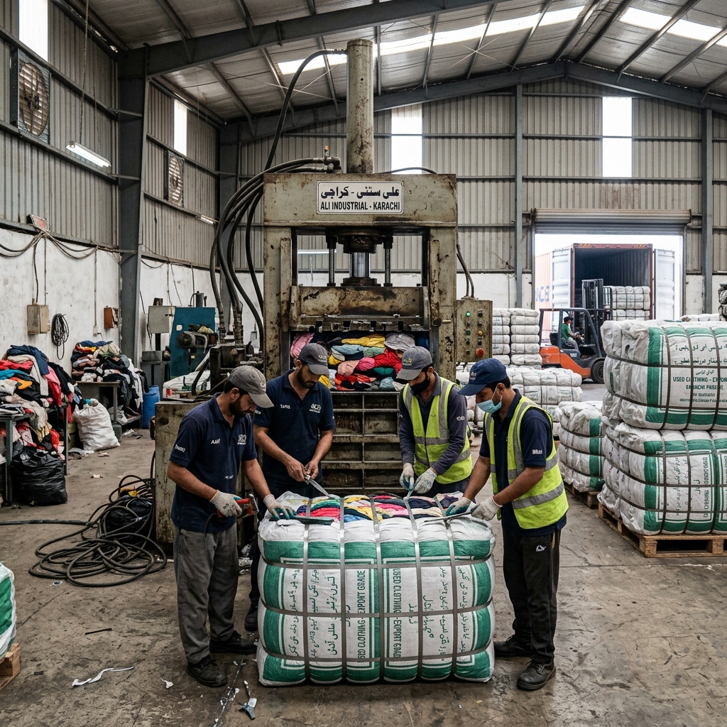 Hydraulic Used Clothing Baling Press