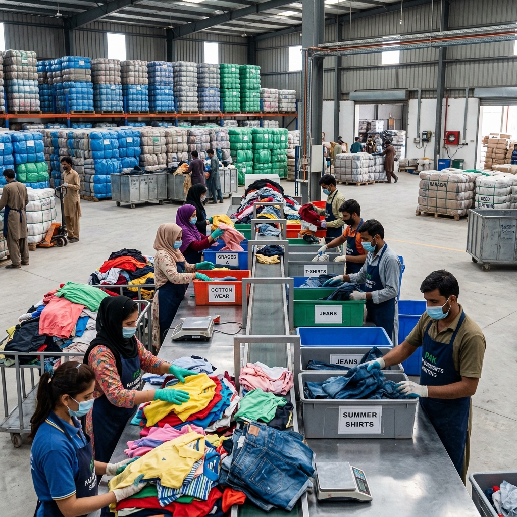 Used Clothing Sorting & Grading Facility